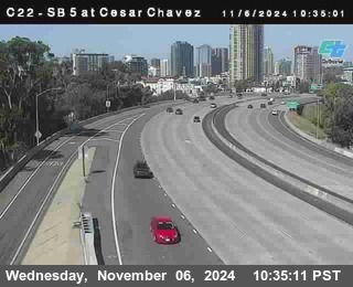 SB 5 at Cesar E Chaves Prkwy