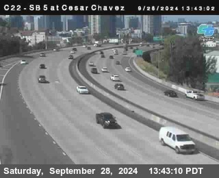 SB 5 at Cesar E Chaves Prkwy