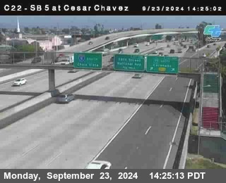 SB 5 at Cesar E Chaves Prkwy