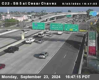 SB 5 at Cesar E Chaves Prkwy