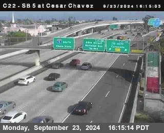 SB 5 at Cesar E Chaves Prkwy