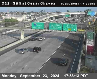 SB 5 at Cesar E Chaves Prkwy