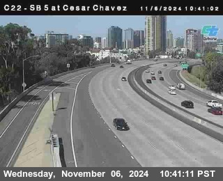 SB 5 at Cesar E Chaves Prkwy