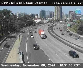 SB 5 at Cesar E Chaves Prkwy