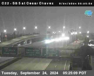 SB 5 at Cesar E Chaves Prkwy