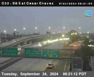 SB 5 at Cesar E Chaves Prkwy