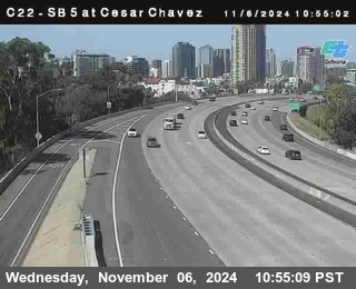 SB 5 at Cesar E Chaves Prkwy