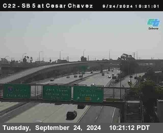 SB 5 at Cesar E Chaves Prkwy