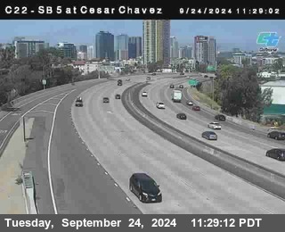 SB 5 at Cesar E Chaves Prkwy