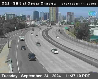 SB 5 at Cesar E Chaves Prkwy