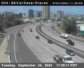 SB 5 at Cesar E Chaves Prkwy