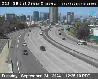 SB 5 at Cesar E Chaves Prkwy