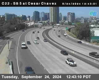 SB 5 at Cesar E Chaves Prkwy