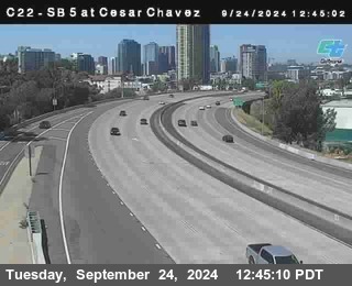 SB 5 at Cesar E Chaves Prkwy