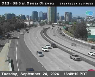 SB 5 at Cesar E Chaves Prkwy