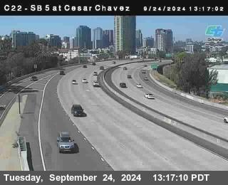 SB 5 at Cesar E Chaves Prkwy