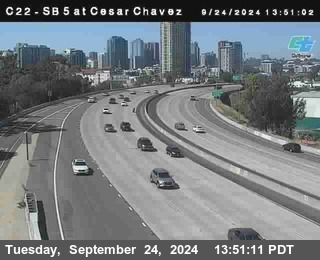 SB 5 at Cesar E Chaves Prkwy