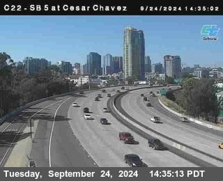 SB 5 at Cesar E Chaves Prkwy