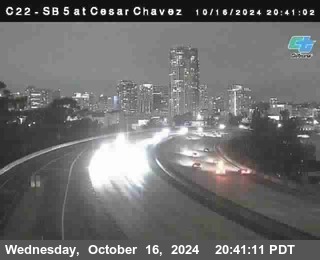 SB 5 at Cesar E Chaves Prkwy