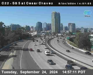 SB 5 at Cesar E Chaves Prkwy