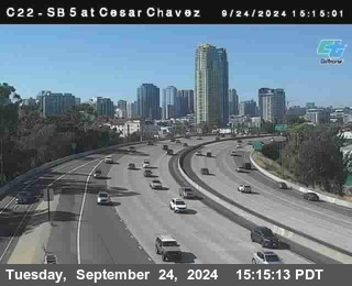 SB 5 at Cesar E Chaves Prkwy