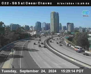 SB 5 at Cesar E Chaves Prkwy