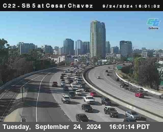 SB 5 at Cesar E Chaves Prkwy