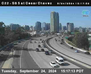 SB 5 at Cesar E Chaves Prkwy