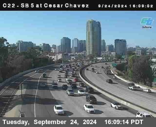 SB 5 at Cesar E Chaves Prkwy