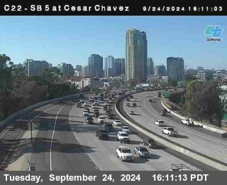 SB 5 at Cesar E Chaves Prkwy