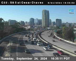 SB 5 at Cesar E Chaves Prkwy