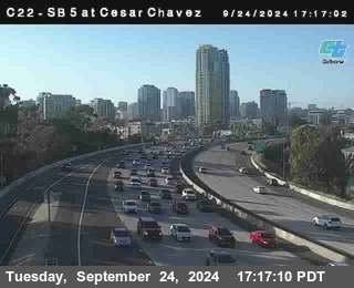 SB 5 at Cesar E Chaves Prkwy