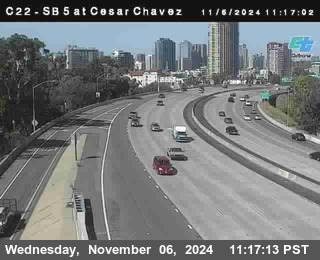 SB 5 at Cesar E Chaves Prkwy