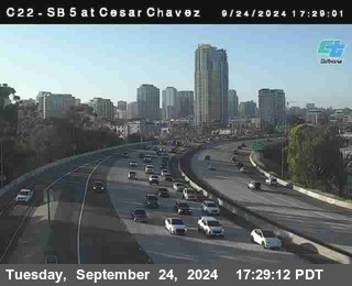 SB 5 at Cesar E Chaves Prkwy