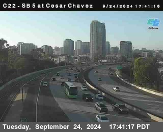 SB 5 at Cesar E Chaves Prkwy