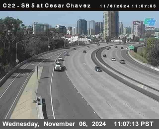 SB 5 at Cesar E Chaves Prkwy