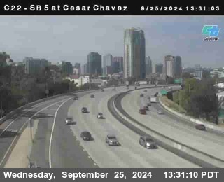 SB 5 at Cesar E Chaves Prkwy