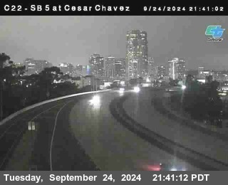 SB 5 at Cesar E Chaves Prkwy