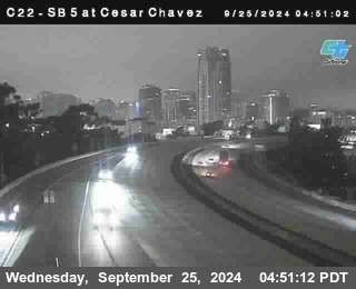 SB 5 at Cesar E Chaves Prkwy