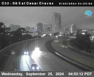 SB 5 at Cesar E Chaves Prkwy