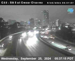 SB 5 at Cesar E Chaves Prkwy