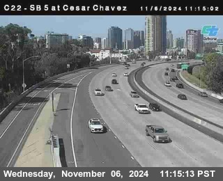 SB 5 at Cesar E Chaves Prkwy