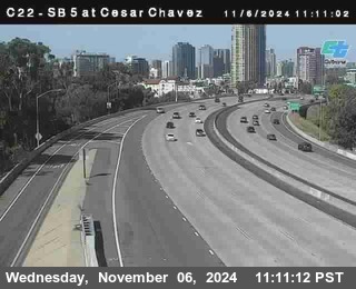 SB 5 at Cesar E Chaves Prkwy