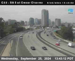 SB 5 at Cesar E Chaves Prkwy