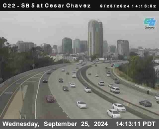 SB 5 at Cesar E Chaves Prkwy