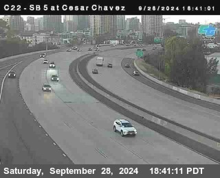 SB 5 at Cesar E Chaves Prkwy