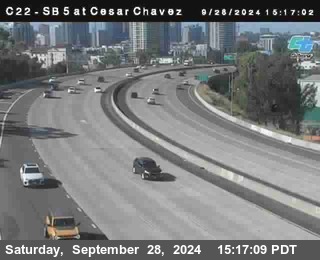 SB 5 at Cesar E Chaves Prkwy