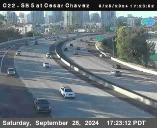 SB 5 at Cesar E Chaves Prkwy