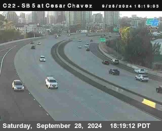 SB 5 at Cesar E Chaves Prkwy