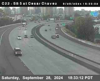 SB 5 at Cesar E Chaves Prkwy